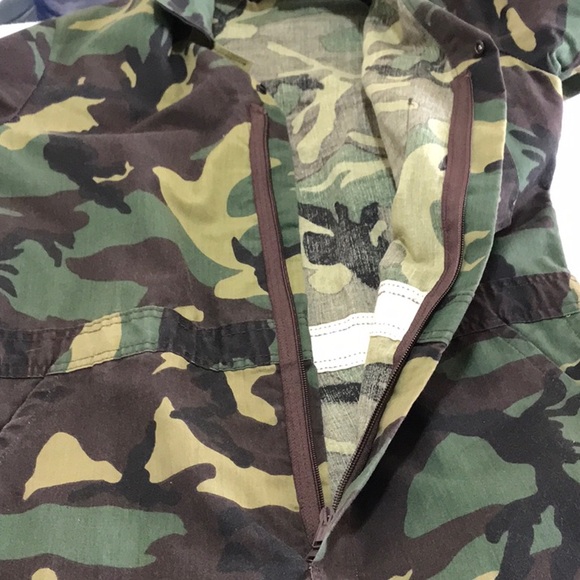 VINTAGE REDHEAD Hunting Camouflage Coveralls Unlined Size Med regular pre owned - Picture 6 of 12